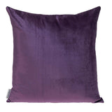 Purple and Dark Gray Dual Solid Color Reversible Throw Pillow - Homeroots - Flyclothing LLC