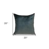 Dark Gray and Pink Dual Solid Color Reversible Throw Pillow - Homeroots - Flyclothing LLC