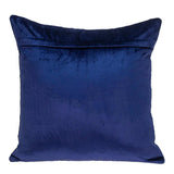 Quilted Velvet Arrows Blue Decorative Throw Pillow - Homeroots - Flyclothing LLC