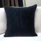 20" Black Cotton Blend Throw Pillow - Homeroots - Flyclothing LLC