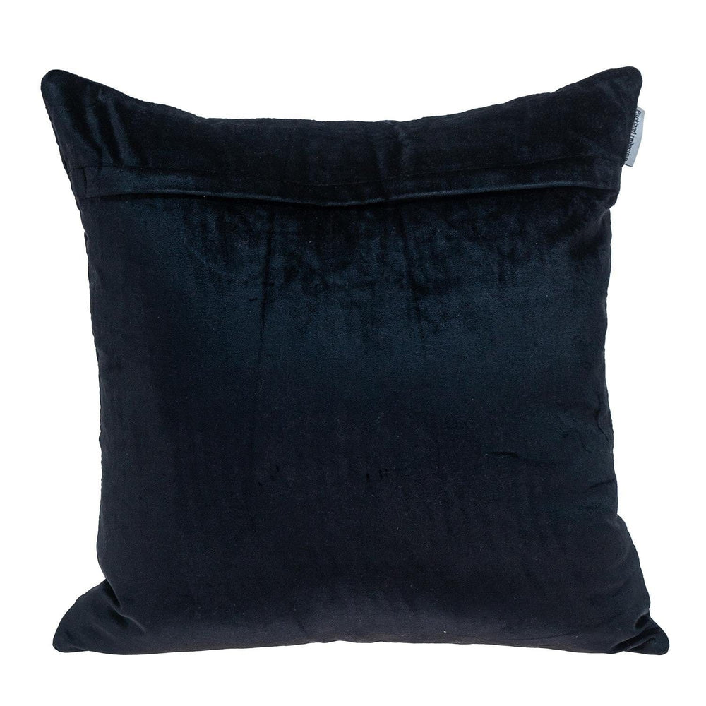 20" Black Cotton Blend Throw Pillow - Homeroots - Flyclothing LLC