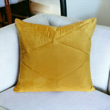 20" Yellow Cotton Blend Throw Pillow - Homeroots - Flyclothing LLC