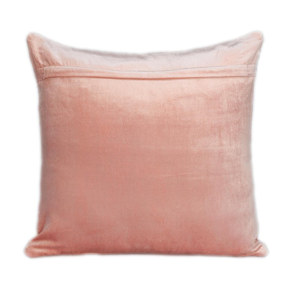 20" Pink Cotton Blend Throw Pillow - Homeroots - Flyclothing LLC
