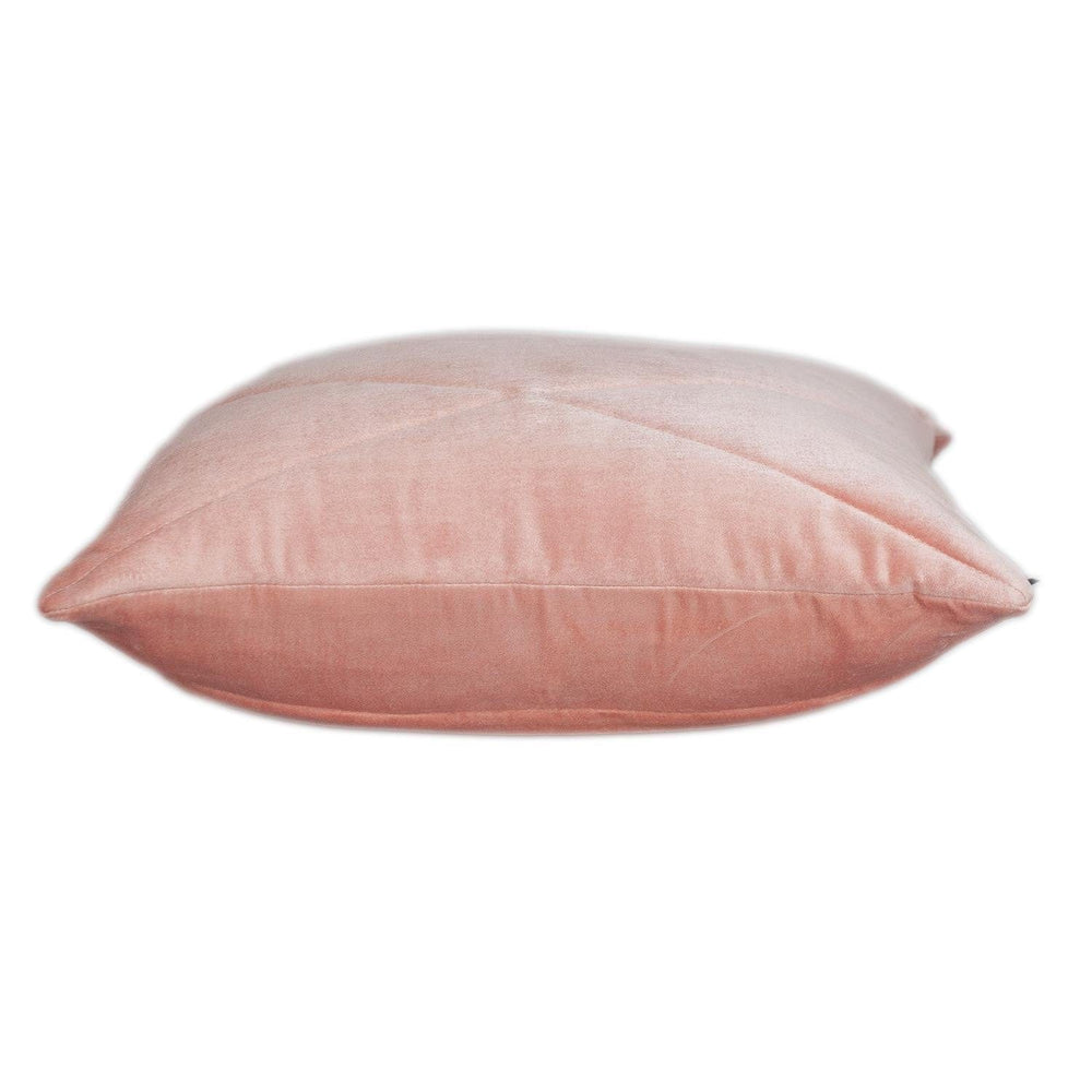 20" Pink Cotton Blend Throw Pillow - Homeroots - Flyclothing LLC
