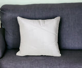 20" White Cotton Blend Throw Pillow - Homeroots - Flyclothing LLC