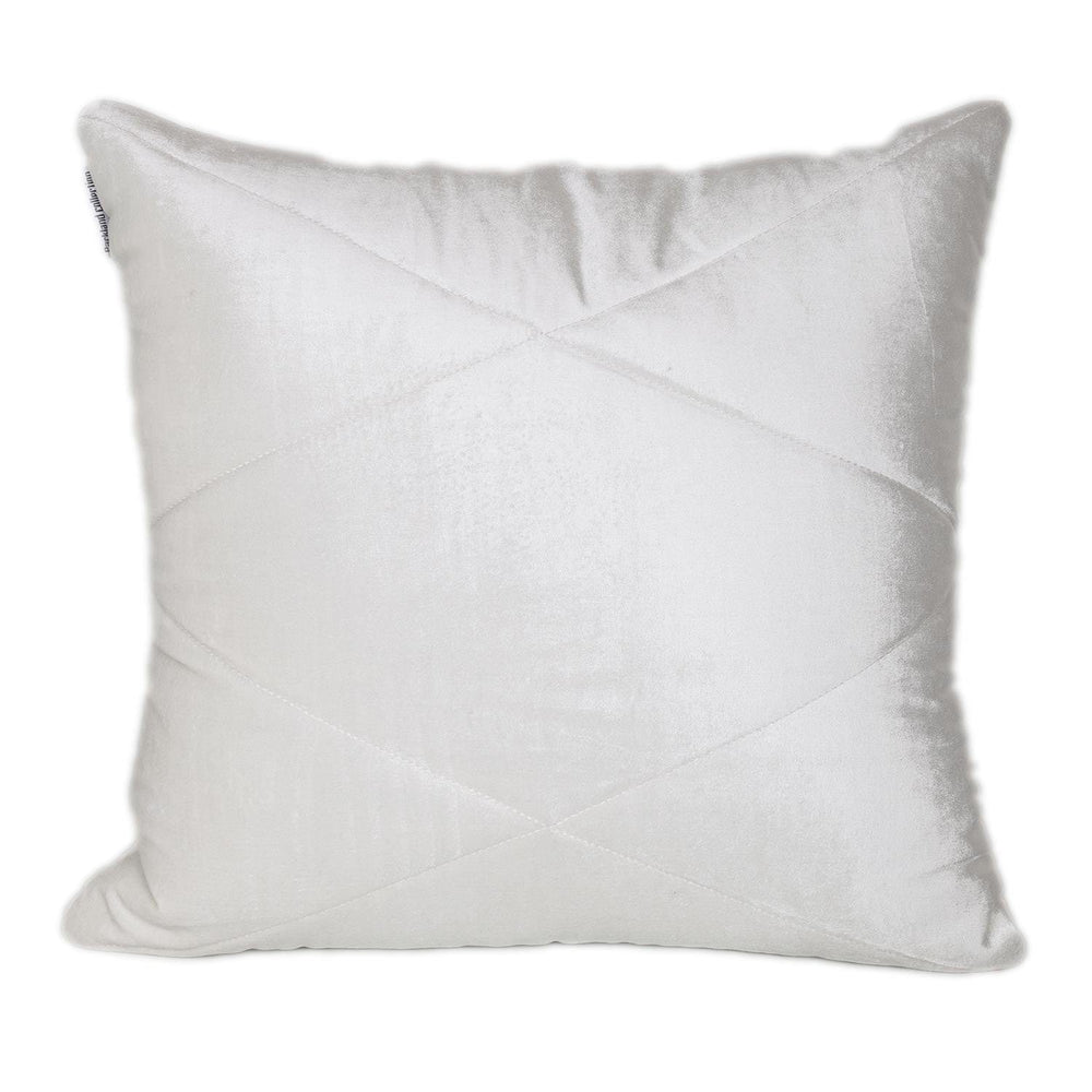 20" White Cotton Blend Throw Pillow - Homeroots - Flyclothing LLC