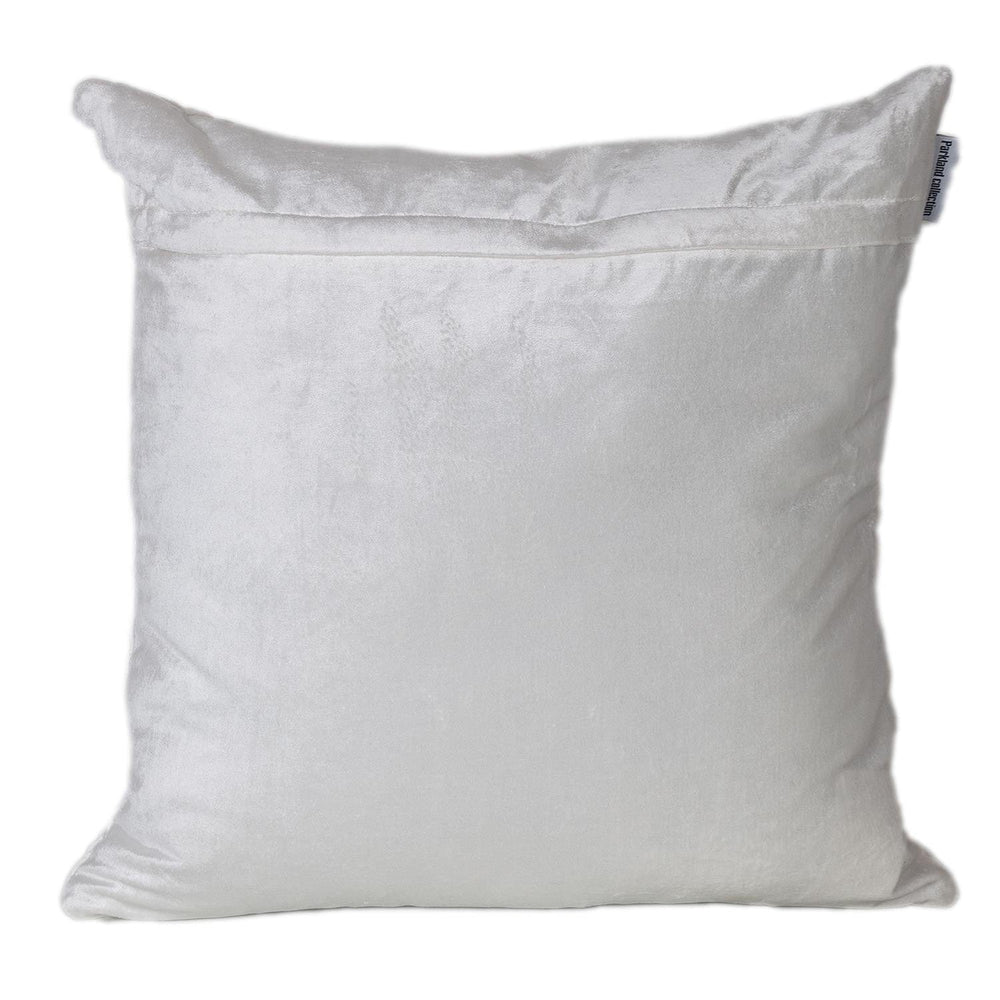 20" White Cotton Blend Throw Pillow - Homeroots - Flyclothing LLC