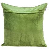 Olive Quilted Velvet Geo Decorative Throw Pillow - Homeroots - Flyclothing LLC