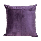 Purple Quilted Velvet Geo Decorative Throw Pillow - Homeroots - Flyclothing LLC