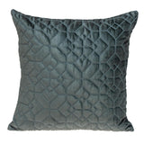 20" Charcoal Cotton Blend Throw Pillow - Homeroots - Flyclothing LLC
