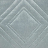 Gray Quilted Diamonds Velvet Solid Color Throw Pillow - Homeroots - Flyclothing LLC