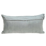 Gray Quilted Diamonds Velvet Solid Color Lumbar Pillow - Homeroots - Flyclothing LLC