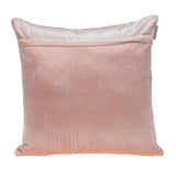 Pink Quilted Diamonds Velvet Solid Color Throw Pillow - Homeroots - Flyclothing LLC