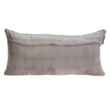 Taupe Quilted Diamonds Velvet Solid Color Lumbar Pillow - Homeroots - Flyclothing LLC