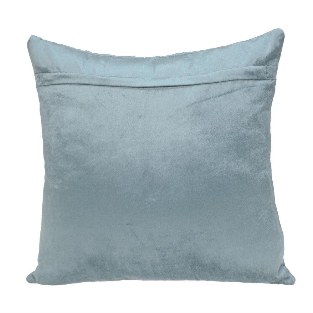 20" Gray Cotton Blend Throw Pillow - Homeroots - Flyclothing LLC