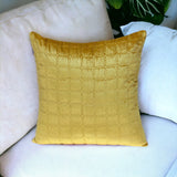 20" Yellow Cotton Blend Throw Pillow - Homeroots - Flyclothing LLC