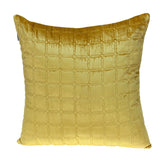20" Yellow Cotton Blend Throw Pillow - Homeroots - Flyclothing LLC