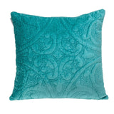 20" Aqua Cotton Blend Throw Pillow - Homeroots - Flyclothing LLC