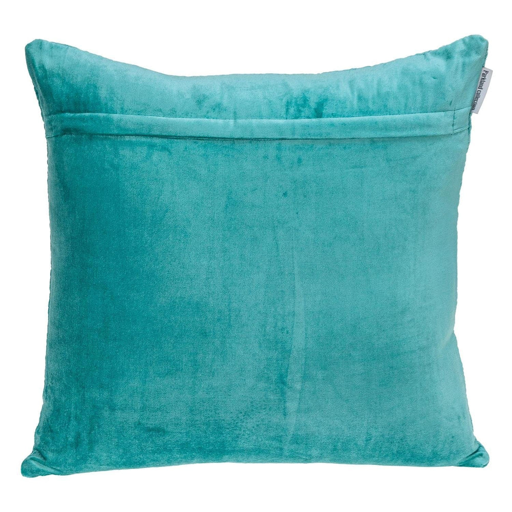 20" Aqua Cotton Blend Throw Pillow - Homeroots - Flyclothing LLC