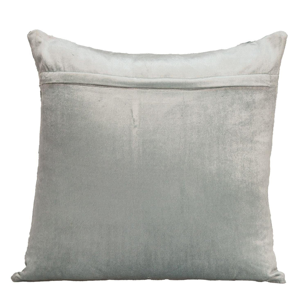 20" Gray Cotton Blend Throw Pillow - Homeroots - Flyclothing LLC