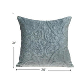 20" Seafoam Cotton Blend Throw Pillow - Homeroots - Flyclothing LLC