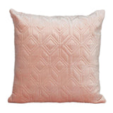 Tufted Diamonds Rose Gold Velvet Accent Pillow - Homeroots - Flyclothing LLC