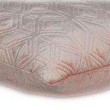 Tufted Diamonds Rose Gold Velvet Accent Pillow - Homeroots - Flyclothing LLC