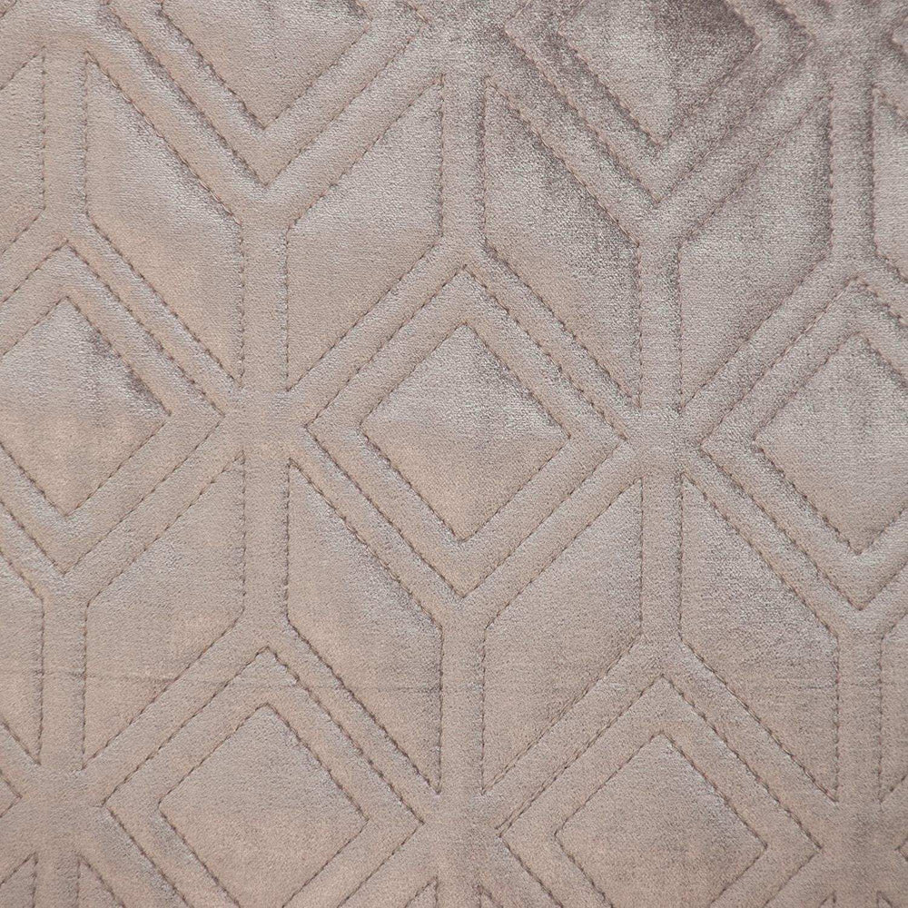 Tufted Diamonds Taupe Velvet Accent Pillow - Homeroots - Flyclothing LLC