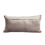 Tufted Diamonds Taupe Velvet Lumbar Accent Pillow - Homeroots - Flyclothing LLC