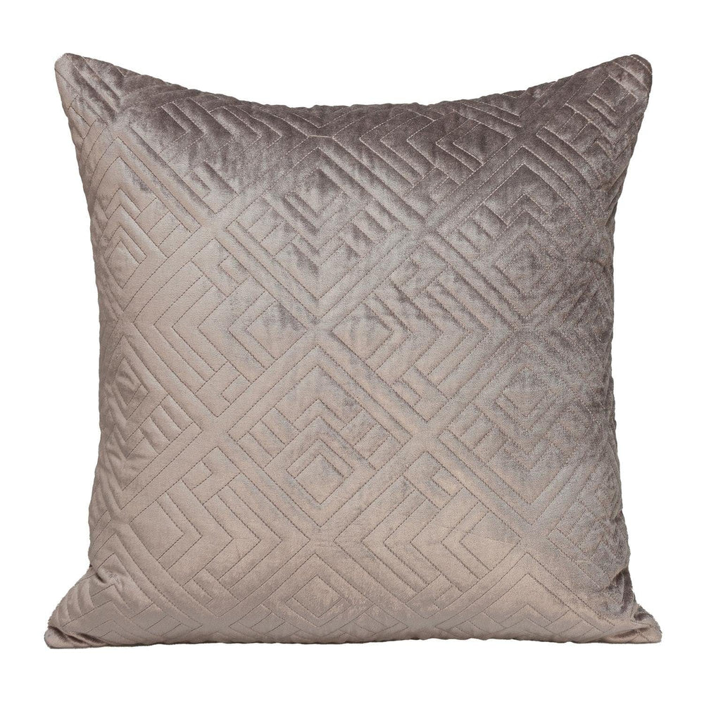 20" Taupe Cotton Blend Throw Pillow - Homeroots - Flyclothing LLC