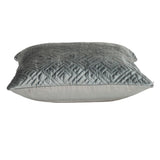 20" Gray Cotton Blend Throw Pillow - Homeroots - Flyclothing LLC