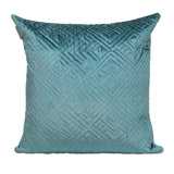 20" Teal Cotton Blend Throw Pillow - Homeroots - Flyclothing LLC