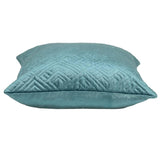 20" Teal Cotton Blend Throw Pillow - Homeroots - Flyclothing LLC