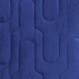 Geometric Lush Quilted Blue Throw Pillow - Homeroots - Flyclothing LLC