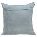 Geometric Lush Quilted Metallic Gray Throw Pillow - Homeroots - Flyclothing LLC
