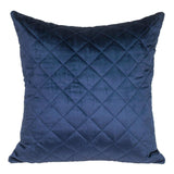 Tufted Diamond Navy Transitional Square Pillow - Homeroots - Flyclothing LLC