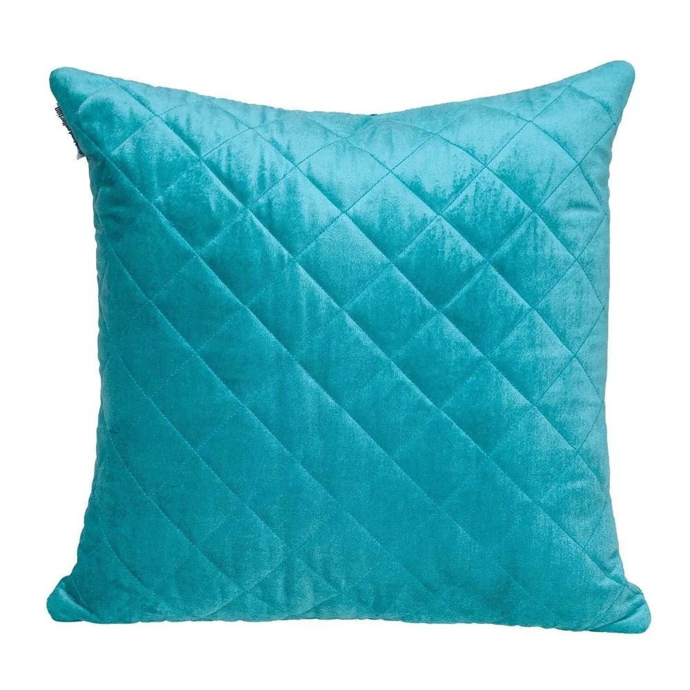 Tufted Diamond Aqua Transitional Square Pillow - Homeroots - Flyclothing LLC