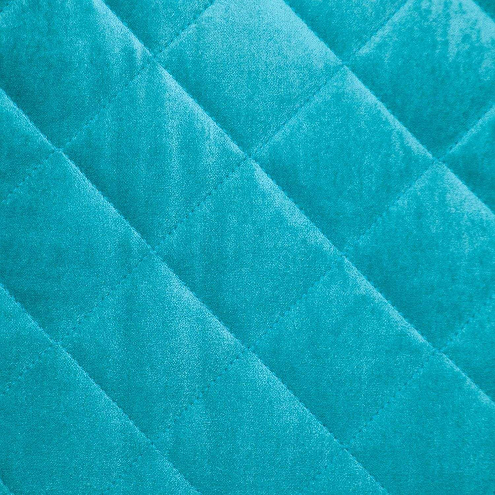 Tufted Diamond Aqua Transitional Square Pillow - Homeroots - Flyclothing LLC
