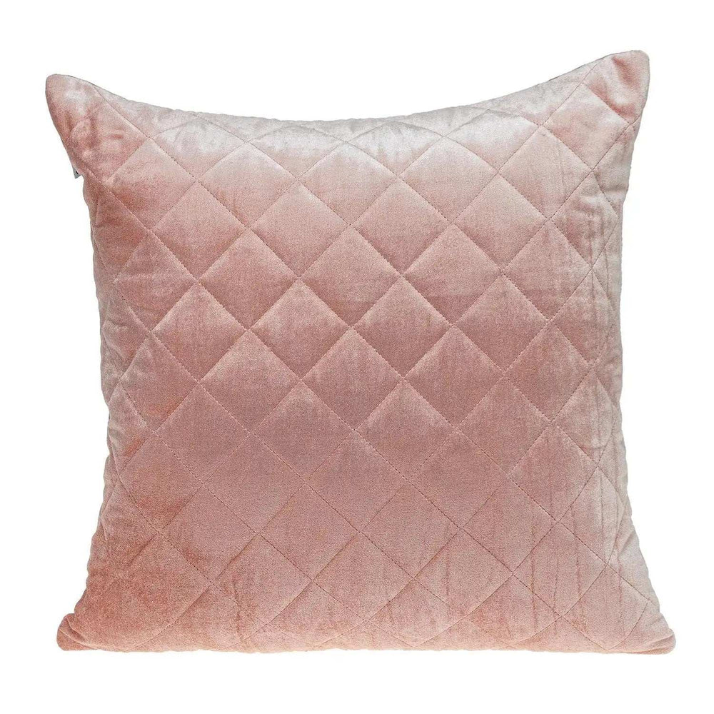 Tufted Diamond Pink Transitional Square Pillow - Homeroots - Flyclothing LLC