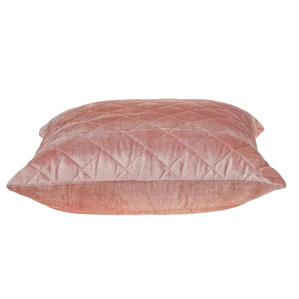 Tufted Diamond Pink Transitional Square Pillow - Homeroots - Flyclothing LLC