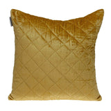 Tufted Diamond Yellow Ochre Transitional Square Pillow - Homeroots - Flyclothing LLC