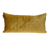 Tufted Diamond Yellow Ochre Transitional Lumbar Pillow - Homeroots - Flyclothing LLC