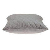 Taupe Tufted Velvet Quilted Throw Pillow - Homeroots - Flyclothing LLC