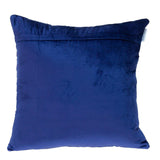 Blue Tufted Velvet Quilted Throw Pillow - Homeroots - Flyclothing LLC