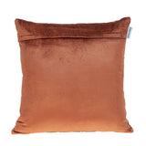 Burnt Orange Tufted Velvet Quilted Throw Pillow - Homeroots - Flyclothing LLC
