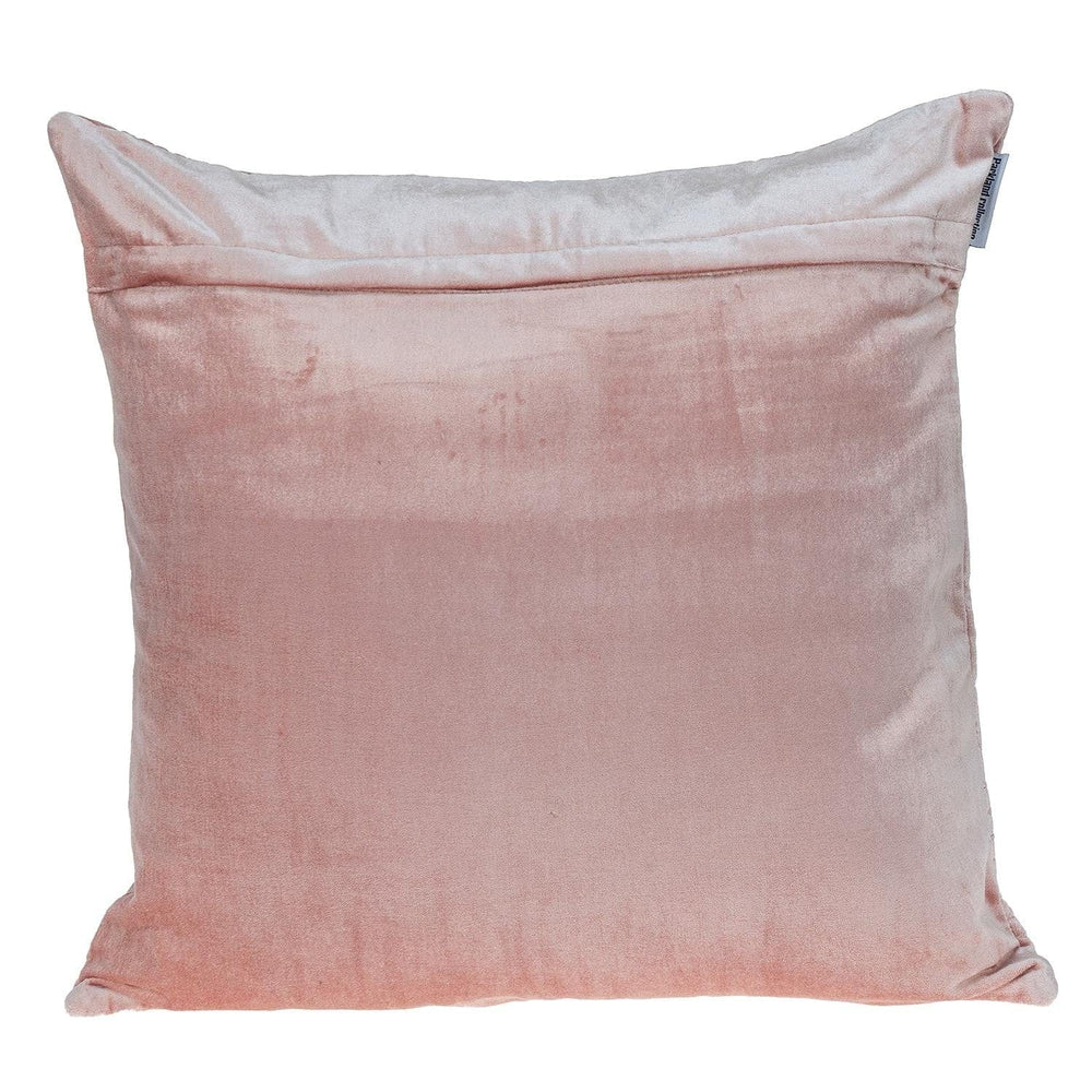 20" Pink Cotton Blend Throw Pillow - Homeroots - Flyclothing LLC