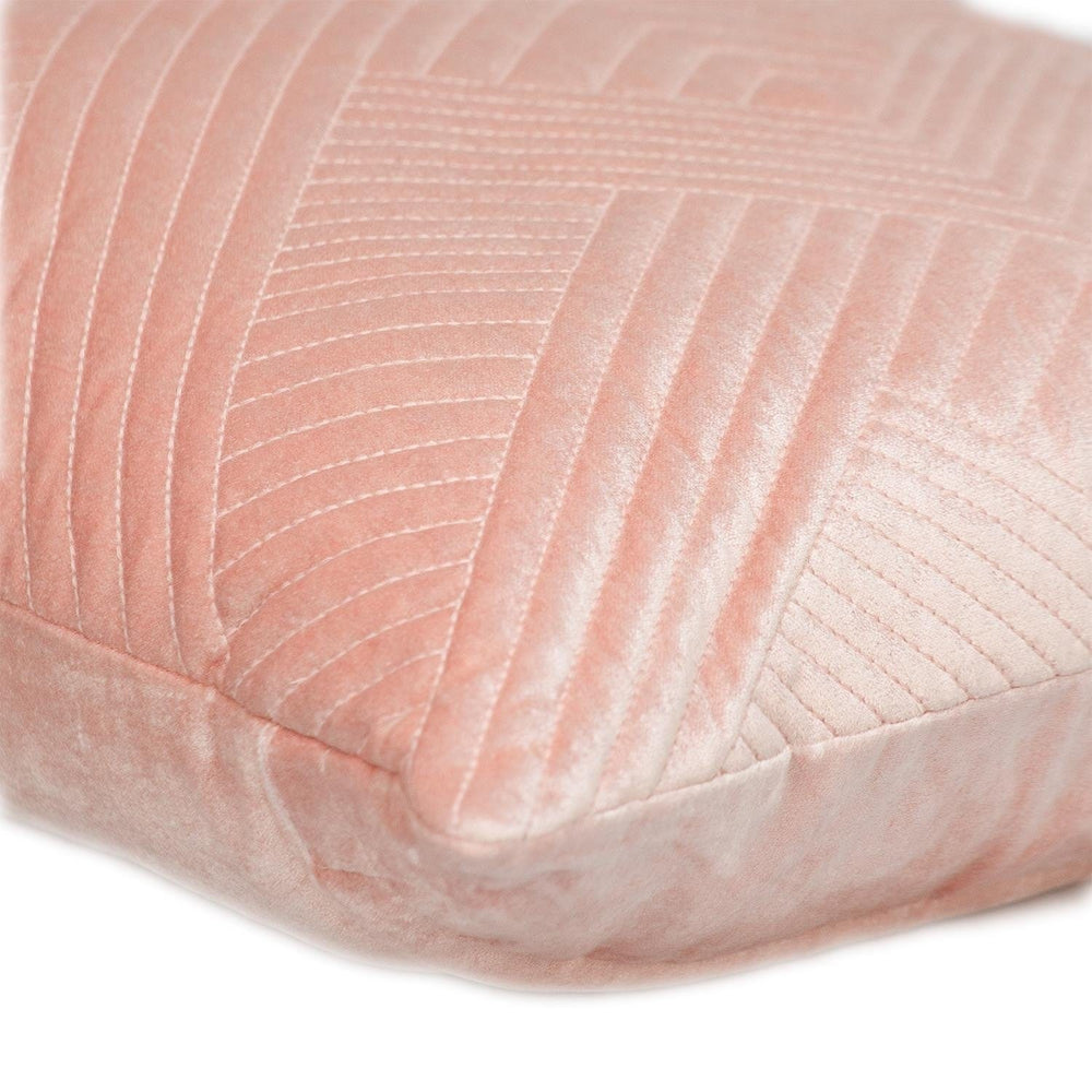 20" Pink Cotton Blend Throw Pillow - Homeroots - Flyclothing LLC