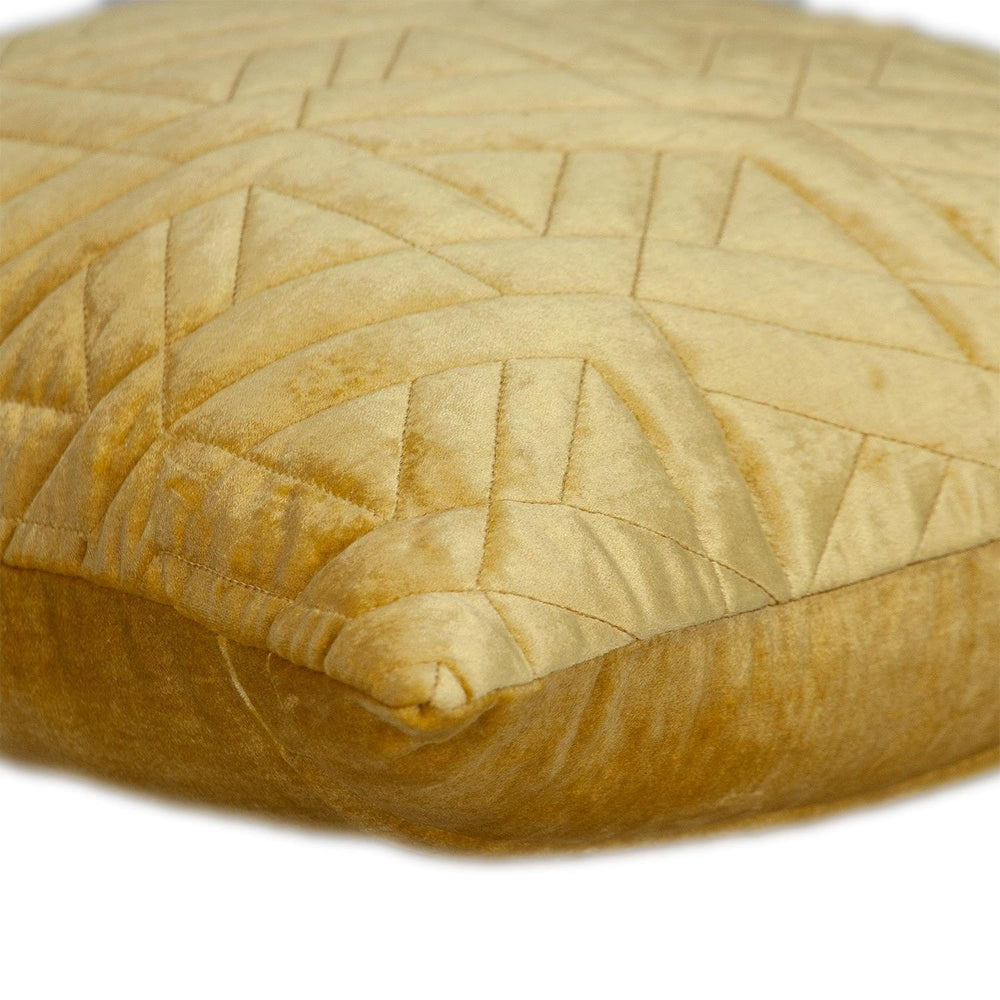 20" Yellow Cotton Blend Throw Pillow - Homeroots - Flyclothing LLC