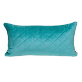 Tufted Diamond Aqua Transitional Lumbar Pillow - Homeroots - Flyclothing LLC