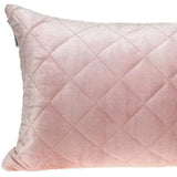 Tufted Diamond Pink Transitional Lumbar Pillow - Homeroots - Flyclothing LLC